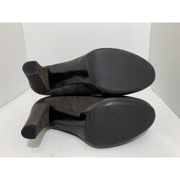 La Canadienne Monacco Ankle Boot Platform Heels Moka Brown Suede US 10 $415 - Picture 9 of 9